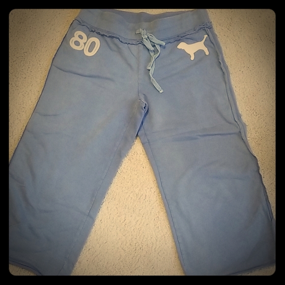 Victoria's Secret Pants - VICTORIA SECRET: SIZE M , GRAY PANTS QUARTER LENGT